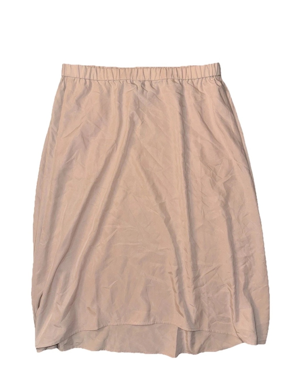 Eileen Fisher Skirt Womens Size large Pink Full A Line Pull On